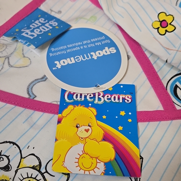 Care Bears Adorable Pink & White Scrub Top Measures Like A Large (Labled S) 2008 - Picture 8 of 15